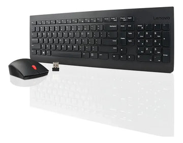 Combo Teclado Y Mouse Inalámbrico Lenovo 510 Español Color Negro
