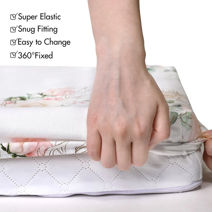 Gllquen Baby Juego De 4 Sbanas Para Moiss, Transpirables Y A