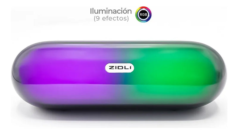 Parlante Bluetooth 10w Zidli - D2 Negro