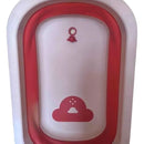 Bañera Tina Para Bebe Plegable Con Termometro Ducha Bebe Mas Color Azul Claro