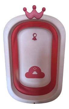 Bañera Tina Para Bebe Plegable Con Termometro Ducha Bebe Mas Color Azul Claro