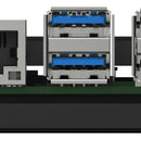 Carcasa Case Para Raspberry Pi 5 Aluminio Negro