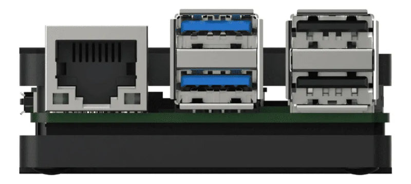 Carcasa Case Para Raspberry Pi 5 Aluminio Negro