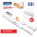 Cuchillo De Sierra Para Pan Inox 10 Pulgadas Excalibur Color Blanco