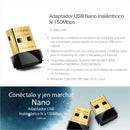 Adaptador De Red Usb Nano Wifi N 150mbps, Tp-link Tl-wn725n