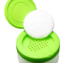 Estuche Recargable Para Talco De Bebé Con Sifter Verde
