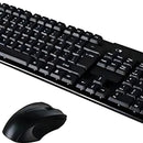 Combo Inalámbrico Teclado + Mouse Tj-808 Color Negro