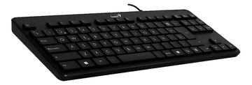 Teclado Compacto Usb Genius Luxemate 110 Español Color Del Teclado Negro