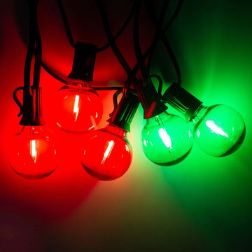 Luces Navidenas Led G40 Rojo Y Verde