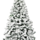 Árbol Artificial De Navidad Nevado 1.70 Color Verde