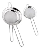 Colador De Jugos Metalico Utensilio De Cocina Pack X3 Plateado