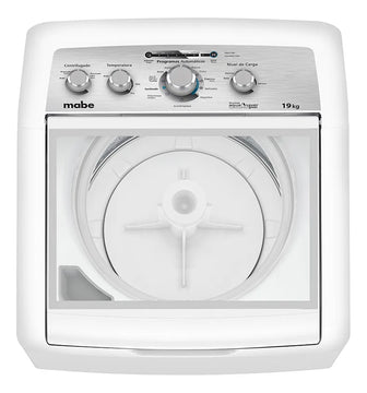 Lavadora Automática Agitador 19kg Blanca Mabe Lma79114vbab0