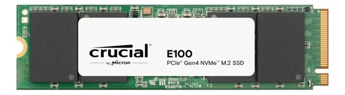 Unidad De Estado Solido Ssd M.2 1tb Crucial E100 Nvme Pcie 4 Negro