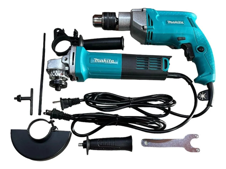 Combo De Taladro + Pulidora Profesional Para Trabajo Semipes