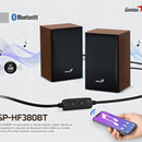 Parlantes Bluetooth Genius Sp- Hf380bt Usb Madera 3w