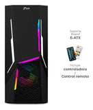 Chasis Gamer E-atx Jyr Jx124 Apolo Negro X5 Fan Argb