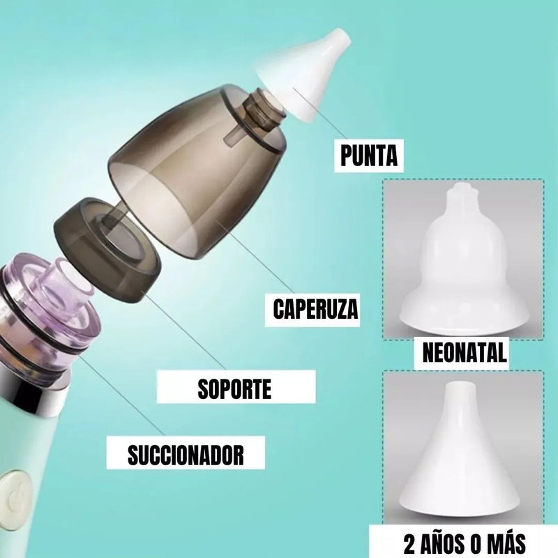 Aspirador Succionador Mocos Niños Mucosa Nariz Fosas Nasales A Disposicion