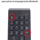 Mini Teclado Numérico Inalámbrico 19 Teclas Usb Mac Y Pc