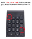 Mini Teclado Numérico Inalámbrico 19 Teclas Usb Mac Y Pc