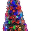 Arbol Fibra Optica 7 Colores Alta Densidad 180 Cm Verde Oscuro