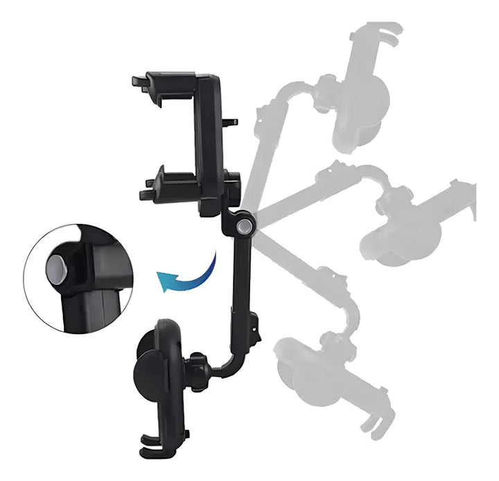 Soporte Celular Espejo Retrovisor Carro 360 Rotación Holder