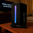 Amplificador Duett 80w Vta Con 2 Micrófonos Inalámbricos Y L Color Negro