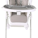 Carestino Petra SL007-GC silla de comer con bandeja extraíble color gris