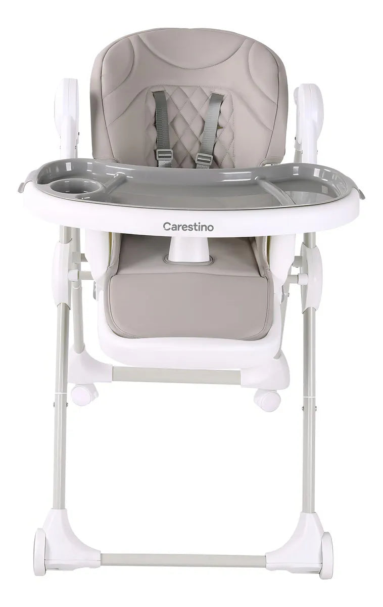 Carestino Petra SL007-GC silla de comer con bandeja extraíble color gris