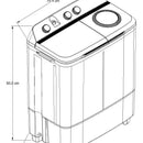 Lavadora Semi-automática Acros Hasta 10kg Blanco