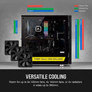 Corsair 275r Chasis Torre De Vidrio Templado Con Flujo Aire Negro