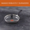 Sartén Imusa Cambiatón 24cm Antiadherente Tapa De Vidrio Color Gris oscuro