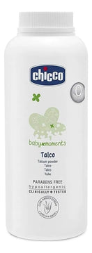 Talco Chicco Baby Moments 150g - Cuidado Suave Para Tu Bebé