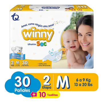 Pañales Winny Sec M