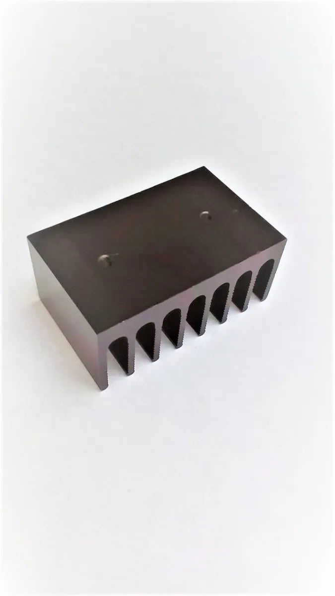 Disipador De Calor Acanalado, Aluminio Diversas Aplicaciones