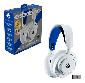 Diademas Gamer Steelseries Arctis Nova 7p Wireless White Color Blanco Color De La Luz Ninguno