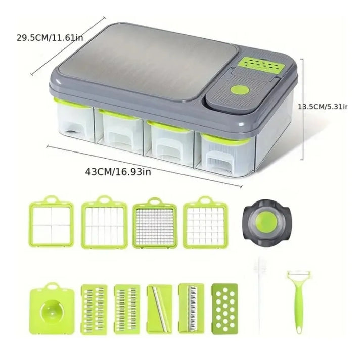 Cortador De Verduras 28 En 1 Mandolina Multifuncion