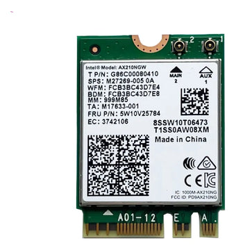 Wifi 6e Bluetooth 5.3 5400mbps Intel Ax210 Pcie 3band