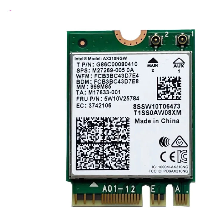 Wifi 6e Bluetooth 5.3 5400mbps Intel Ax210 Pcie 3band