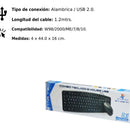 Combo Star Tec Mouse + Teclado St-cb-71 Usb Color del mouse Negro Color del teclado Negro