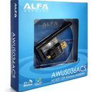 Alfa Network Awus036acs Adaptador Inalmbrico Usb Ac600 De Do