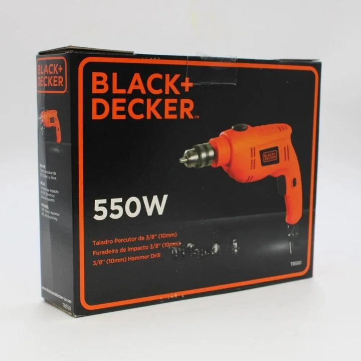 Taladro Percutor. 3/8 550w Black & Decker Tb550-b3 Naranja
