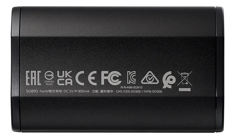 Unidad Solida Externa Adata Sd810 4tb Usb 3.2 (usb-c) Color Negro