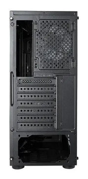 Caja Gabinete Iceberg Crystal G9 Atx - 4 Ventiladores Rgb Negro