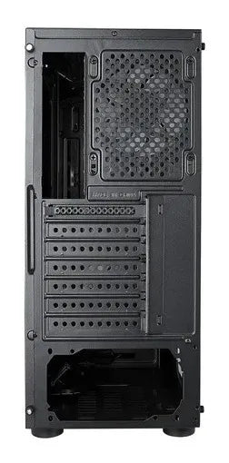 Caja Gabinete Iceberg Crystal G9 Atx - 4 Ventiladores Rgb Negro