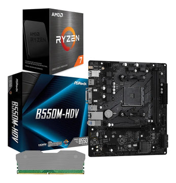 Combo Board B550m Procesador Amd Ryzen 7 5700x Ram 32gb Pc