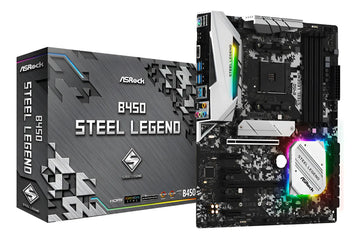 Motherboard Asrock B450 Steel Legend Amd Am4 Socket Ryzen Negro