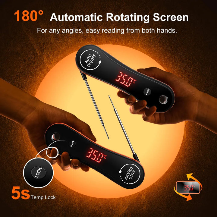 Termometro Digital De Carne De Lectura Instantanea De 0.5 Se