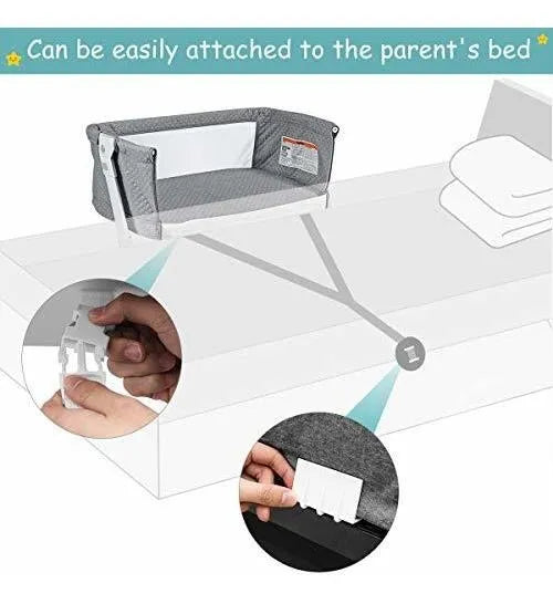 Bebé De La Alegría Del Bebé De Noche Cuna, 2 En 1 Altura Y Á