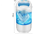 Mini Lavadora Portátil, Semiautomática Blanco