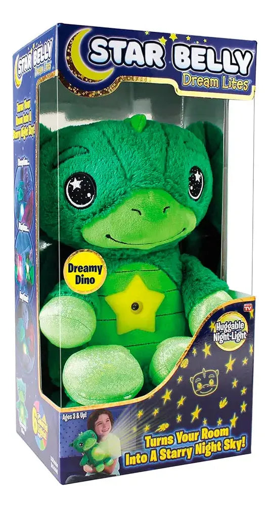 Muñeco Peluche Star Belly Musical Proyector Luz Nocturna
